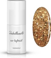 Isabelle Nails UV/LED Gellak 6ml. #353 Glitter Gold - Glitter, Goud - Glanzend - Gel nagellak