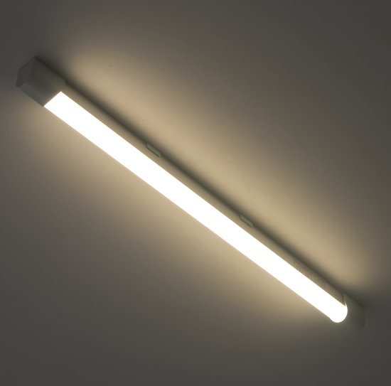 Indoor LED TL Verlichting set 60 cm - Compleet armatuur incl. LED TL buis - 4000 K - Merkloos