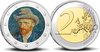 Afbeelding van het spelletje 2 Euro munt kleur Van Gogh Zelfportret