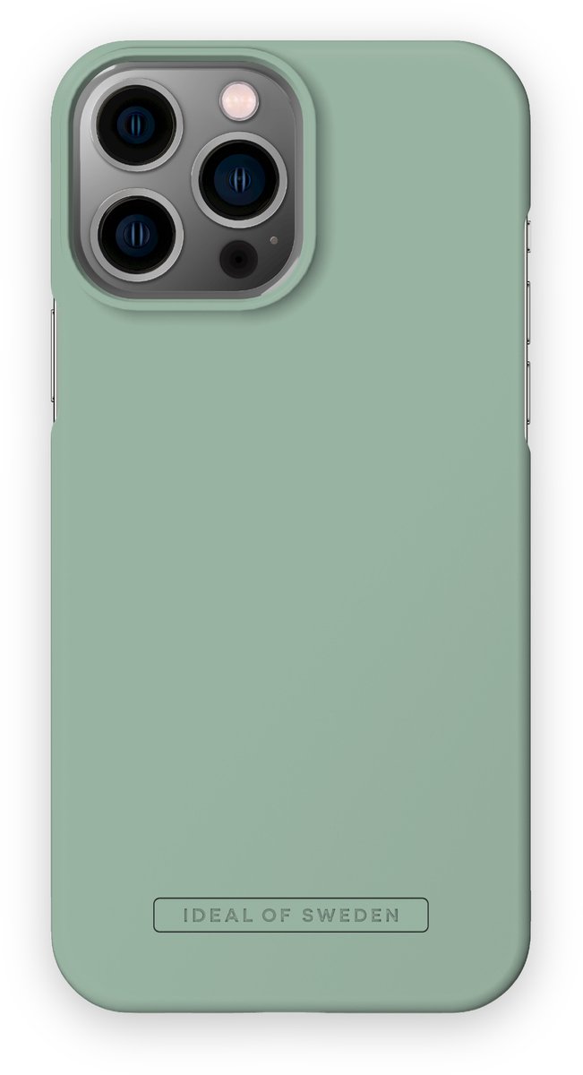 ideal of sweden met magnetische ring case geschikt voor Apple iphone 14 pro max sage green