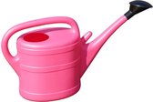Roze gieter met broeskop 10 liter