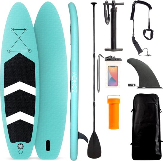 Planche SUP Zonovi - Max. 150KG - Paddle Opblaasbaar - Set Complet - Stand  Up Paddle... | bol.com