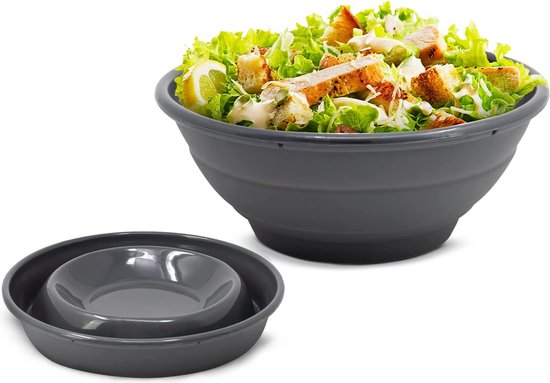 Zeef 28 cm, roestvrijstalen keukenzeef met handvat