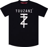 Touzani - T-shirt - KUJAKU STREET Black (158-164) - Kind - Voetbalshirt - Sportshirt