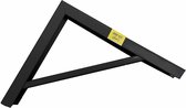 Driehoek Fepre Zwart Staal (18 x 20 cm)