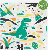 Papieren Servetten | Dino | Dinosaurus | Kinderfeestje | 33x33 centimeter