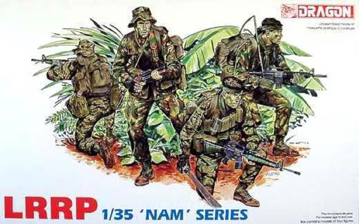 Dragon Modelbouwpakket Militaire voertuigen - 3303 LRRP - Figures - Nam Series Plastic - 1:35 - Modelbouw