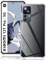 Hoesje geschikt voor Xiaomi 12T / 12T Pro - Back Cover Case ShockGuard Transparant
