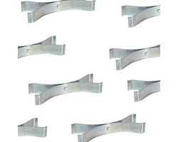 Parketveren 50 stuks - Parketveer X 12 mm gehard verenstaal - Kwaliteitparket.nl