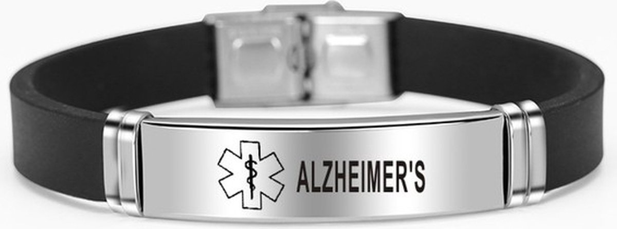 Alzheimer armband - SOS armband - waarschuwingsarmband - in geval van Nood  | bol
