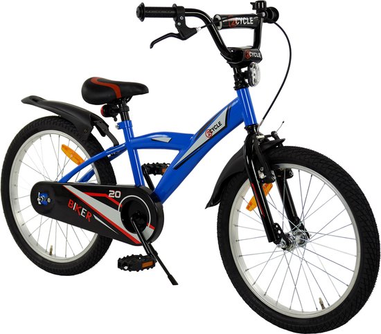 2Cycle Biker Kinderfiets - 20 inch - Blauw - Jongensfiets