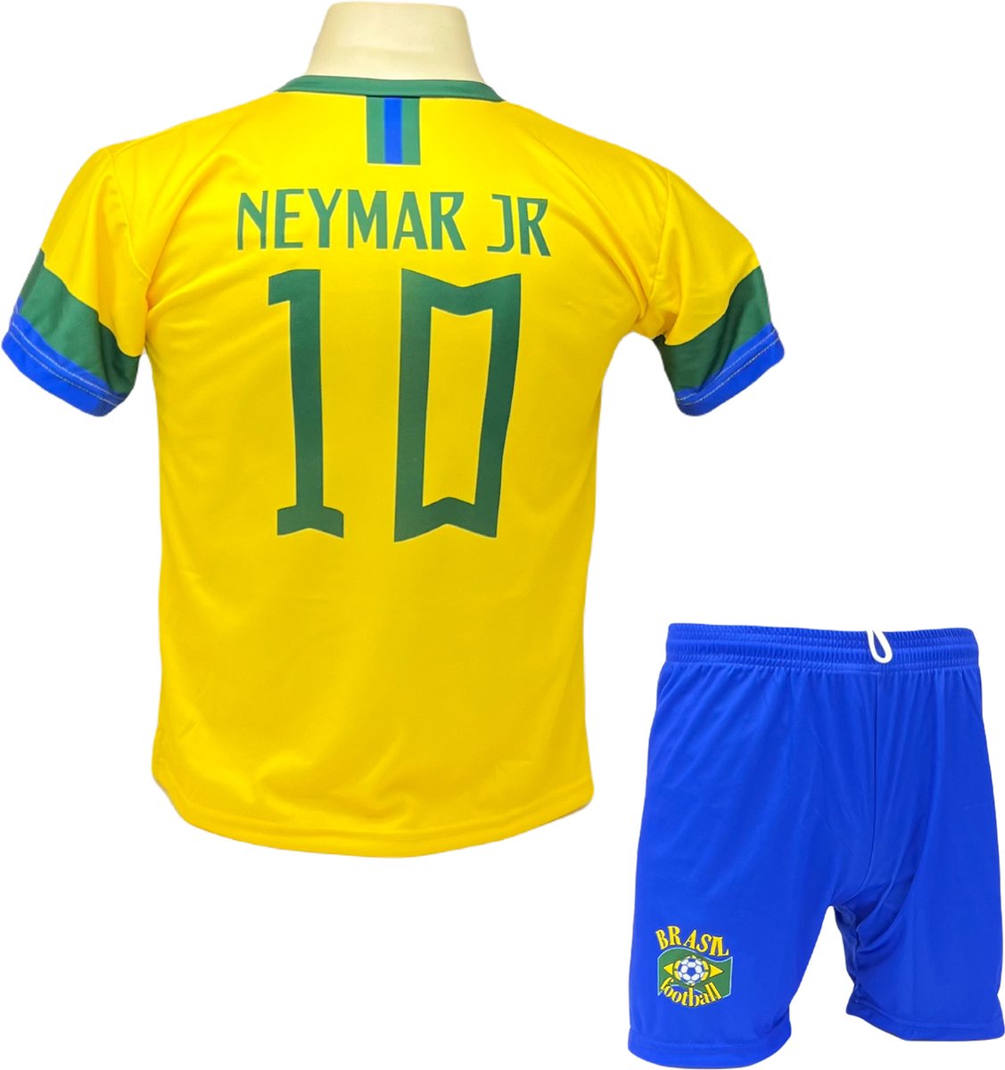 Op maat gemakkelijk roman Neymar Brazilië Thuis Tenue | Voetbalshirt + Broek Set | EK/WK voetbaltenue  - Maat: 116 | bol.com