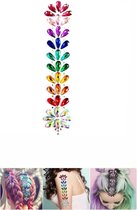 Akyol - Gezichtsjuwelen – gezichtsteentjes - pride - lgbtq glitters - gezicht glitters– diamantjes – carnaval- plak diamantjes- diamantjes voor gezicht - bohemian feest - bohemian – festival – gezichtsdecoratie – feest - sticker - haarsticker