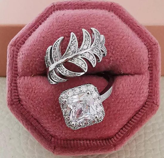 Haymer Sieraden Morganna Ring Voor Vrouwen Zilver 17.50 mm / maat 55 HJ2022147YZK55