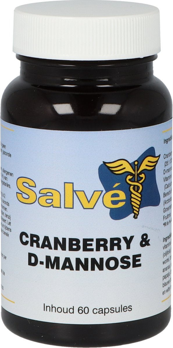 Goedkoopste Salvé Cranberry & D-Mannose - 60 capsules- Kruidenpreparaat