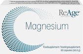 ReAge Magnesium - 60 capsules - Magnesium Tabletten - Magnesium Bisglycinaat - Vermoeidheid, Spieren en Zenuwen - Botten - Energie - Slaap - Hoogwaardige Formule met Bisglycinaat- Voor mannen én vrouwen -