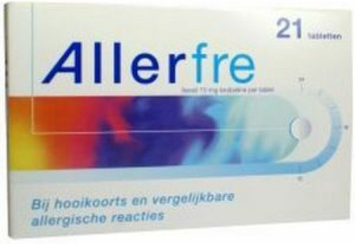 Allerfre Tabletten 10 mg - 3 x 21 tabletten - Voordeelverpakking