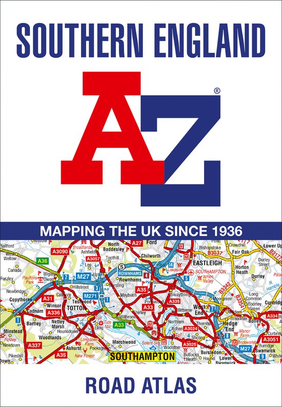 Southern England A-Z Road Atlas - cover