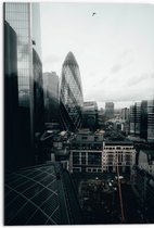 Dibond - Uitzicht van een Stad - Verenigd Koninkrijk - 50x75 cm Foto op Aluminium (Wanddecoratie van metaal)