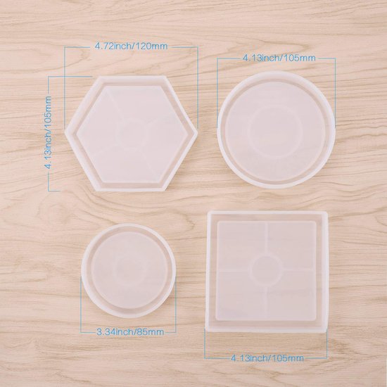 Siliconen mal rond reliëf - resin art - Kralenwinkel Albertien