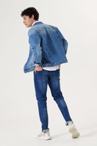 Chief Byron Heren Skinny Fit Jeans Blauw - Maat W31 X L30
