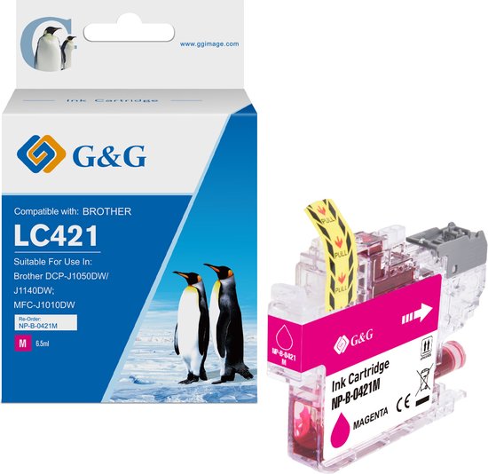 Compatible Brother LC421 4 Colour Ink Cartridge Multipack