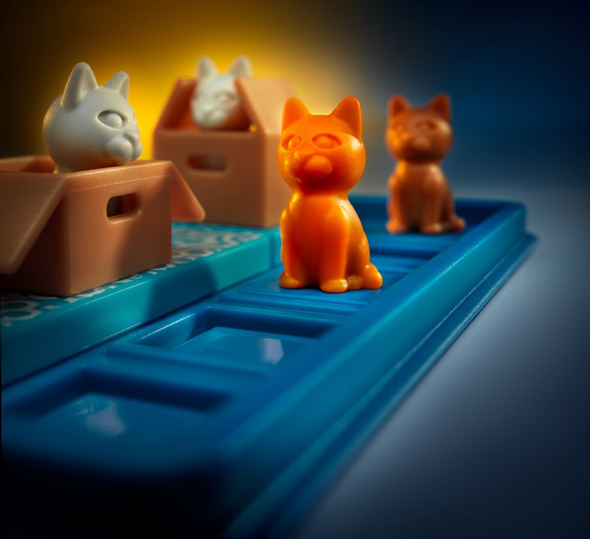 SmartGames Cats & Boxes - Logisch Denkspel - 60 Poezelige Uitdagingen - Compact Solospel voor Kinderen & Volwassenen - Vanaf 7 Jaar — cadeau in Spellen & Speelgoed - foto 4