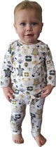 Frogs en Dogs- kraamcadeau - babyshower - baby - kledingset - broek + shirt - maat 68