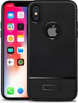 Apple iPhone X Rugged Armor Brushed TPU Hoesje Zwart