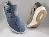 Comfortabele sandalen grijs maat 43