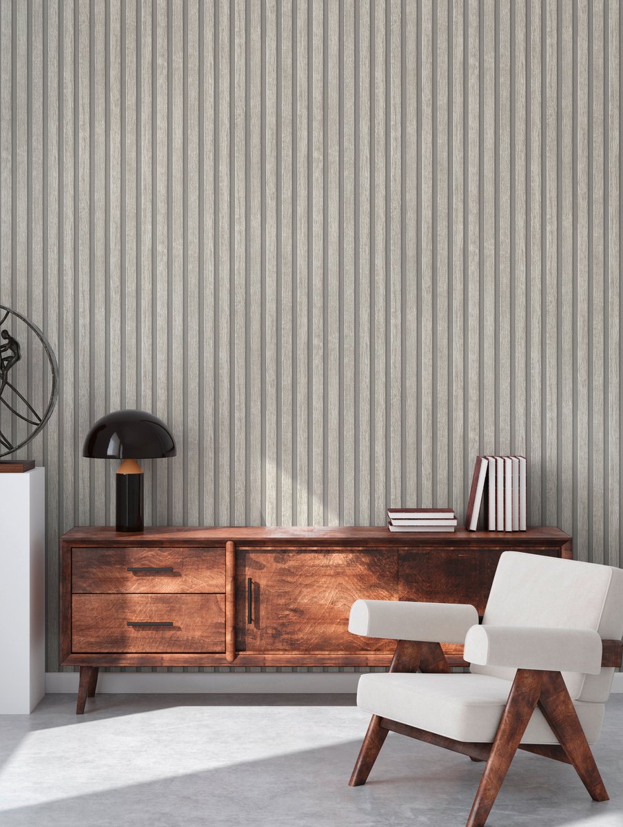 A.s. Création Behang Steen Bruin, Beige En Grijs - As-388293