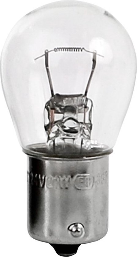 M-Tech P21W BA15s 24V 21W auto lamp.