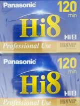 Panasonic duoverpakking Hi8 90 minuten MP cassettes - Hi8 tapes for professional use