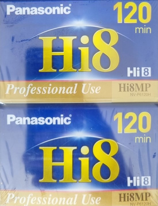 Panasonic duoverpakking Hi8 90 minuten MP cassettes Hi8 tapes for