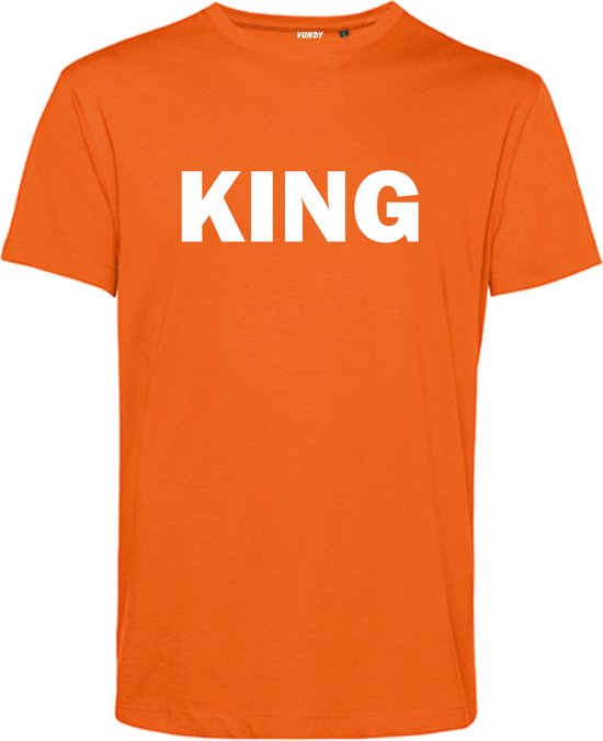 T-shirt kind King | Koningsdag kleding | oranje shirt | Oranje | maat 80