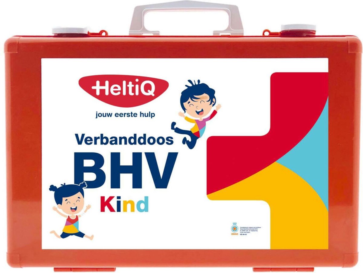 Goedkoopste HeltiQ BHV Verbanddoos Modulair Kind Oranje