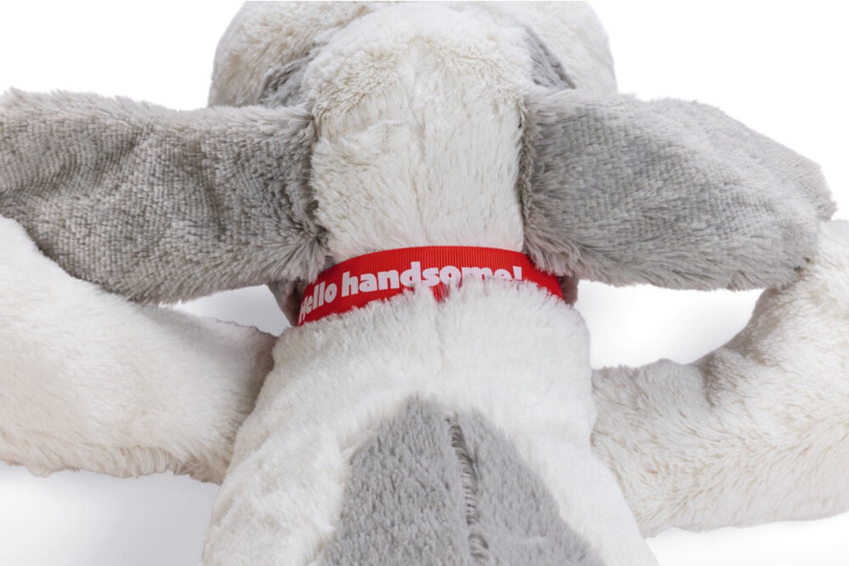 Beeztees XL-Knuffel Ties - Hondenspeelgoed - Pluche - Wit - 48x46x11 cm thumbnail 2