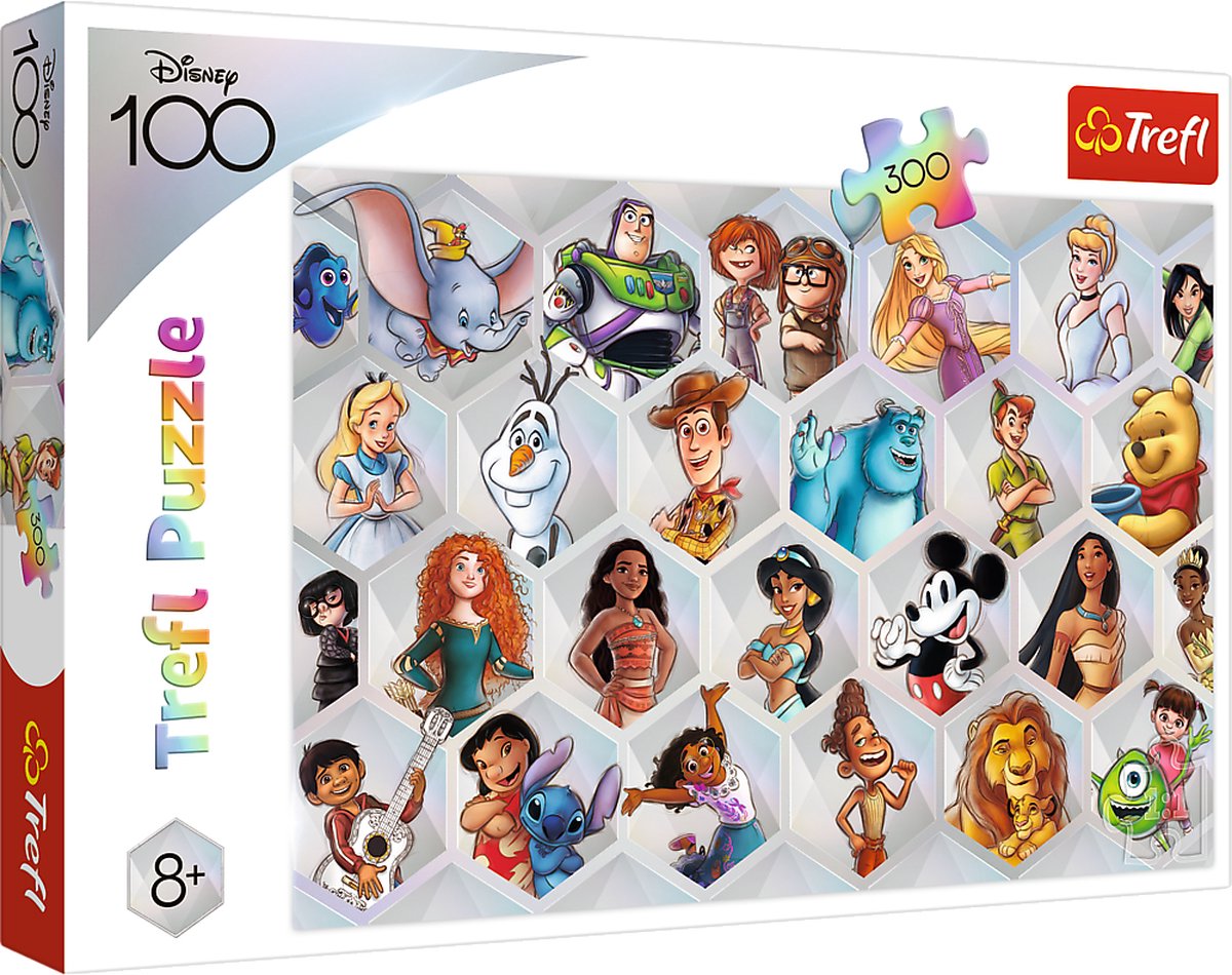 Disney 100 ans Collection de timbres UFT Puzzle 1000 pièces
