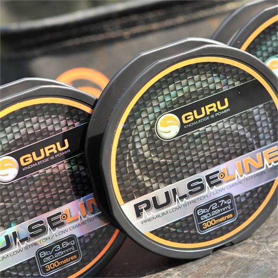 Guru - Pulse-Line | Ligne de pêche en nylon | 0,28 mm - Transparent
