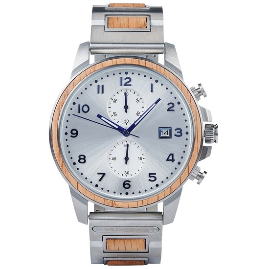 Wild Cervus CW401 - Horloge Heren - Houten Horloge - Horloges voor Mannen - Ideaal Cadeau - Incl. Gereedschap