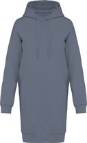 Biologische oversized sweaterjurk dames Mineral Grey - XL