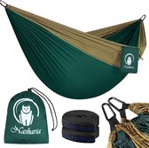 Hangmat voor outdoor, 2 personen, outdoor hangmat, 300 kg, draagkracht 275 x 140 cm, rice hangmat, ultra light, zwevende hangmat, nylon parachute voor outdoor, camping, tuin en strand