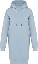 Biologische oversized sweaterjurk dames Aquamarine - XL