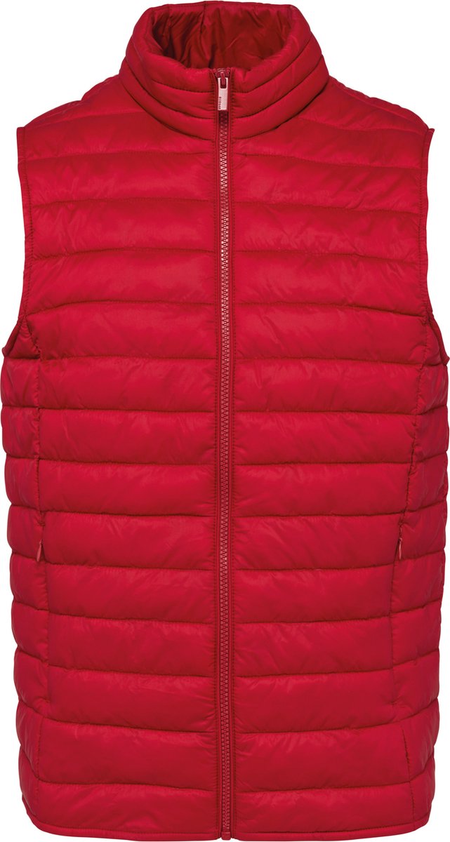 Native Spirit Ecologische lichte bodywarmer voor heren NS6005 - Hibiscus Red - M