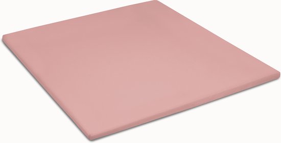 Cinderella - Topper Hoeslaken - Tot 15 cm matrashoogte - Jersey - 80-90x200/210 cm - Roze