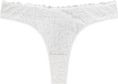 Pavo Couture - Sexy Kanten Ondergoed Wit Teddy - Maat S