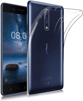 Nokia 8 Hoesje Dun TPU Transparant