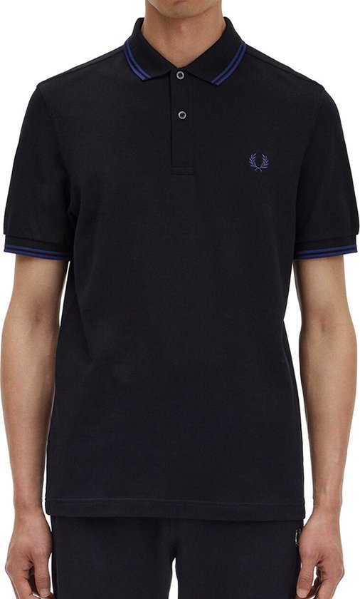 Fred Perry - Polo M3600 Zwart R77 - Slim-fit - Heren Poloshirt Maat L