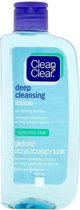 Clean & Clear Deep Cleansing Lotion Sensitive Skin - 200 ml - Olie vrij - Blackhead Remover - Mee eter Verwijderaar