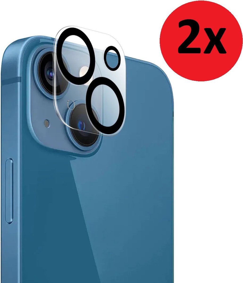 Geschikt voor iPhone 14 Camera Protector- 14 Plus Camera Protector - Camera Glazen Lens Screen protector 2x